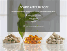 Tablet Screenshot of lookingaftermybody.com